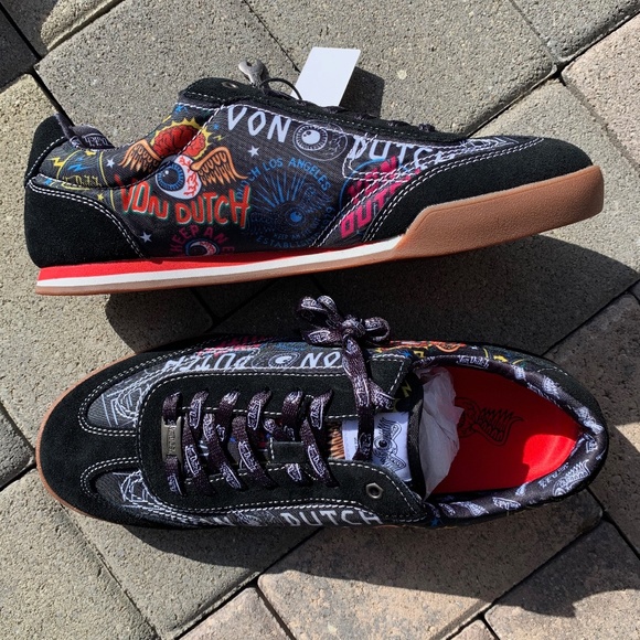 Von Dutch Other - Men's Von Dutch Shoes Psycho Jax Size 11.5